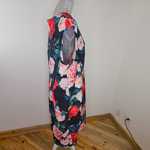 Calvin Klein Floral Sheath Scuba Dress Plus Size 22W - Picture 6 of 14